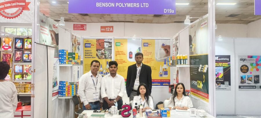 Benson Polymers at Digital Print and Sign Expo, Pragati Maidan, Delhi